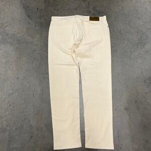 Todd Snyder cream slim fit corduroy pants‎